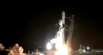 Two German military satellites are launched by a SpaceX Falcon 9 rocket