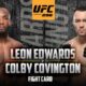 UFC 296 Leon Edwards vs Colby Covington Fight Details – Press Conference, Weigh ins, Complete Fight Card, How to Watch and Other Events