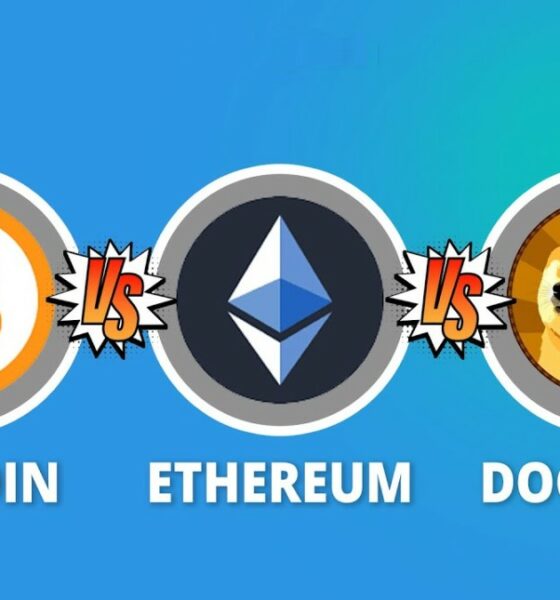 Difference between Bitcoin, Ethereum and Dogecoin