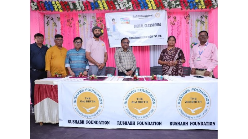 RUSHABH FOUNDATION Launches 15 Digital Classrooms in Tribal Schools of Talasari, Maharashtra