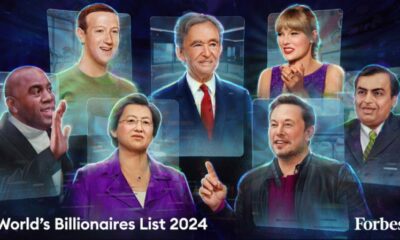 Top 15 on Forbes' 2024 Billionaires List in the World