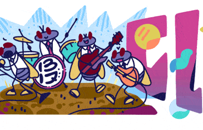 Double Cicada Brood 2024 Google Doodle