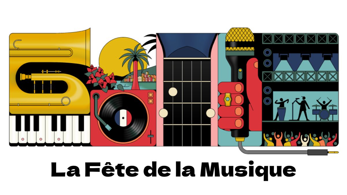 La Fête de la Musique Google Doodle
