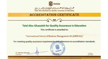 Swiss International University Awarded TAG-EDUQA Accreditation, Strengthening Global Academic Standing