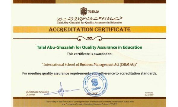 Swiss International University Awarded TAG EDUQA Accreditation, Strengthening Global Academic Standing (1)