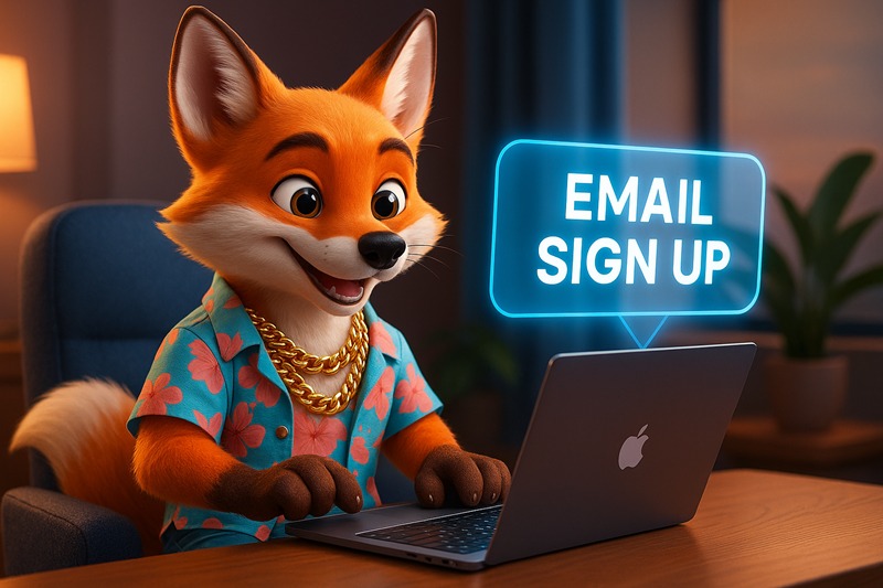 Zero Friction Onboarding How FoxyBank’s Email Only Sign Up Targets Mass Adoption