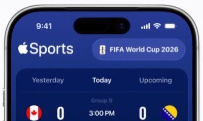 Apple Sports Launches in 170 Countries With New FIFA World Cup 2026 Features