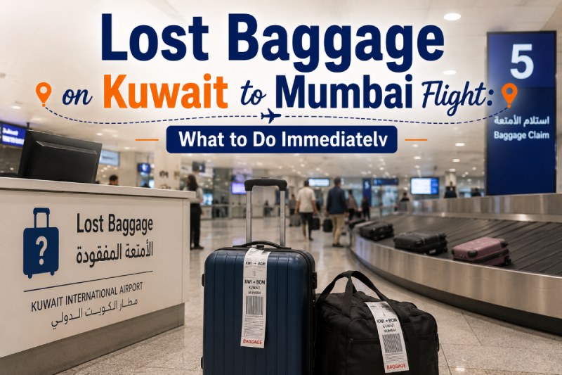 Lost Baggage on Kuwait to Mumbai Flight What to Do Immediately