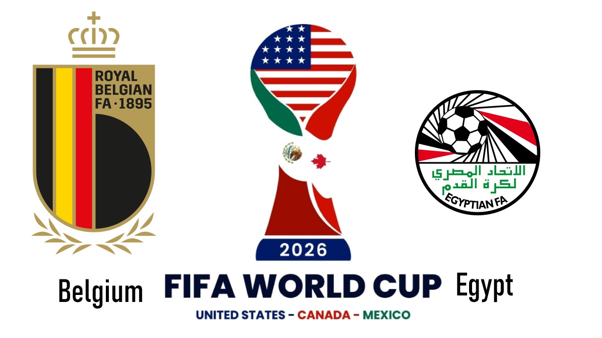 Belgium vs Egypt, 2026 FIFA World Cup
