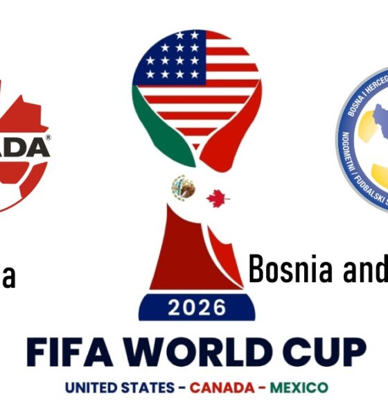 Canada vs Bosnia and Herzegovina, 2026 FIFA World Cup