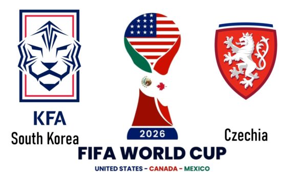 South Korea vs Czechia, 2026 FIFA World Cup