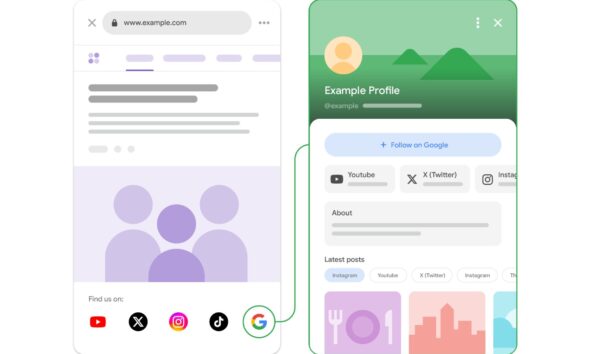 Google Adds Search Profile Badge for Websites