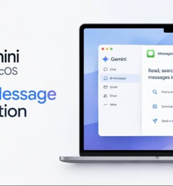 Google Gemini for macOS Adds Support for Apple Messages